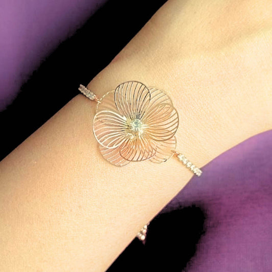 Blooming Petals Rose Gold Bracelet – Limited Edition