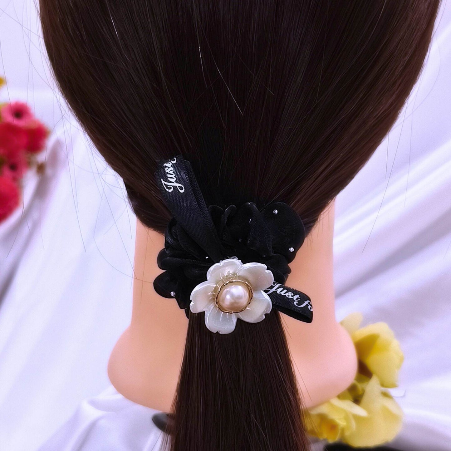 Blooming Organza Scrunchy Combo.