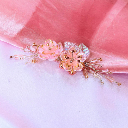Blooming Hair Brooch- Peach -Limited Bloom