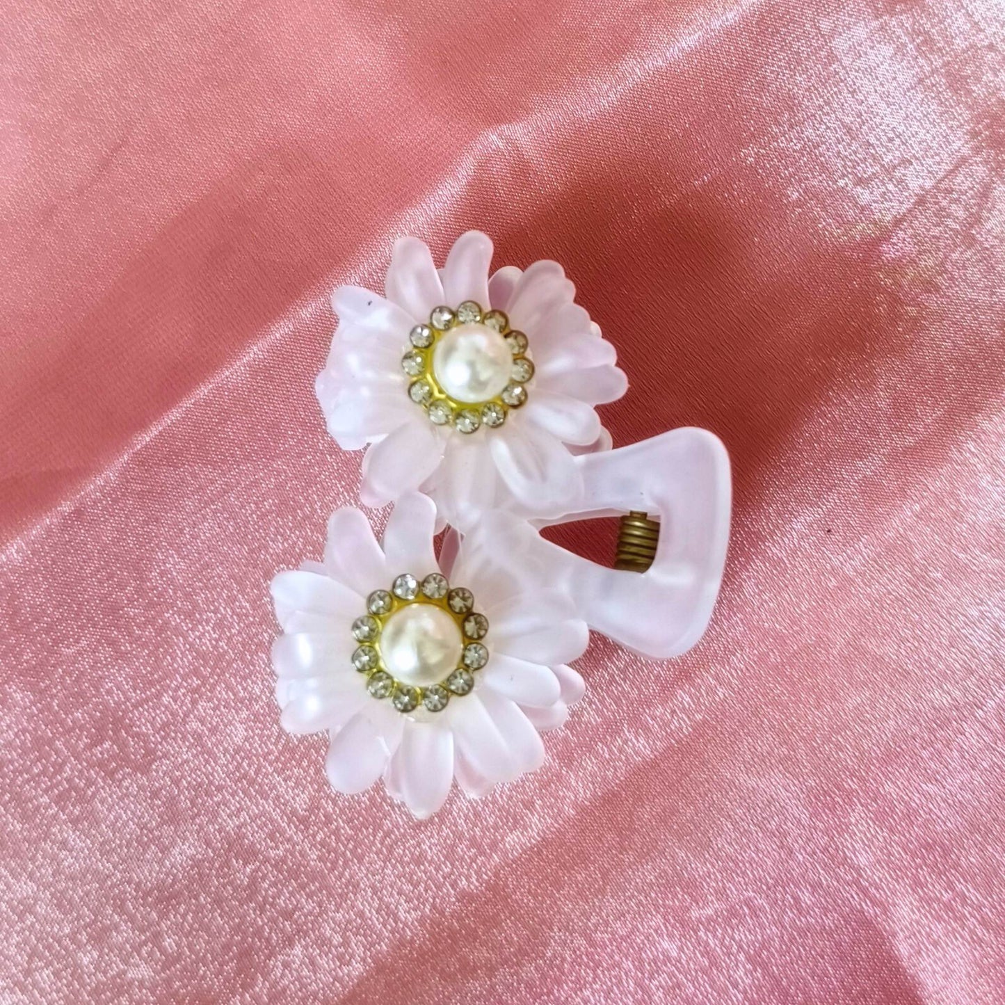 Blooming Combo of 4-Flower small Claw Clips