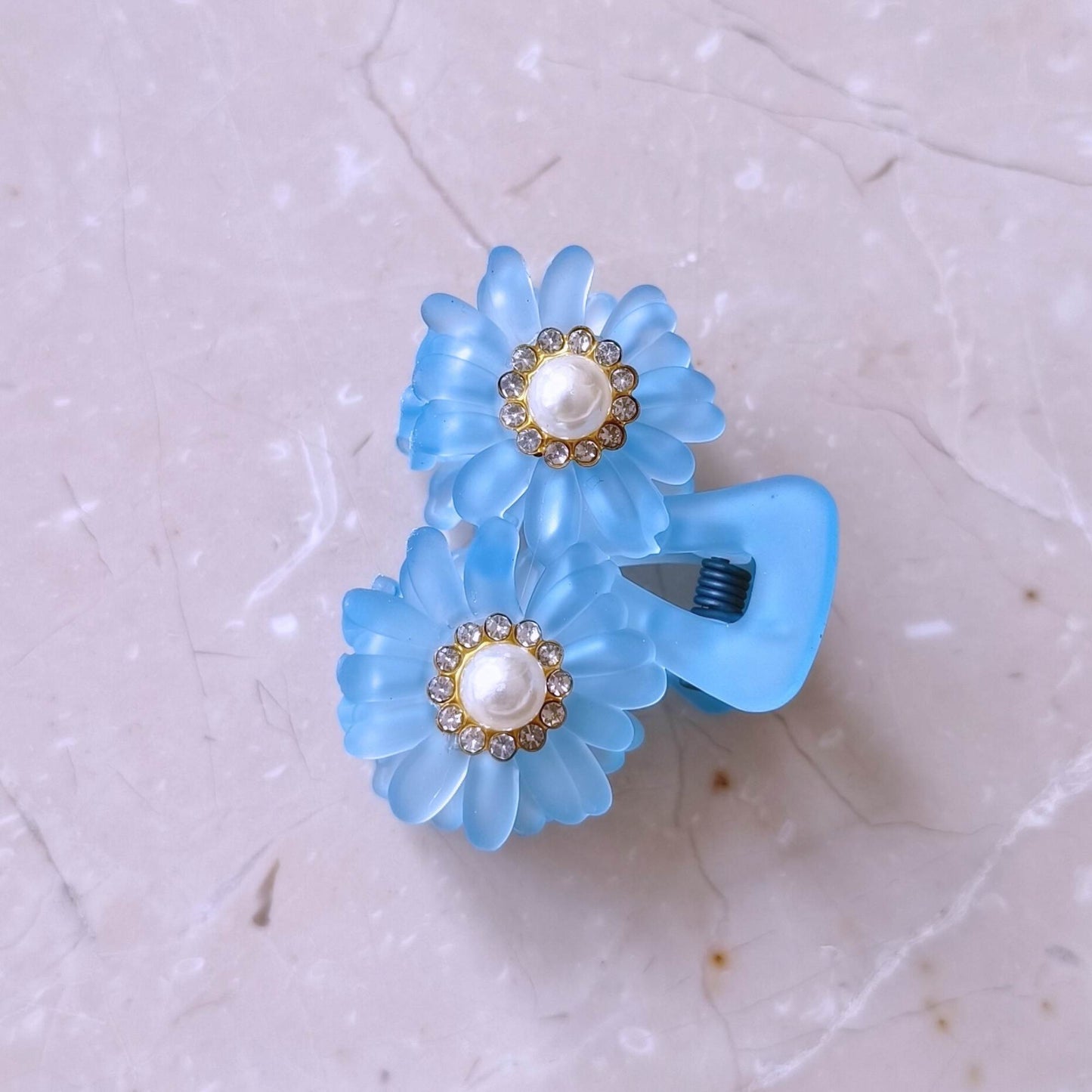 Blooming Combo of 4-Flower small Claw Clips
