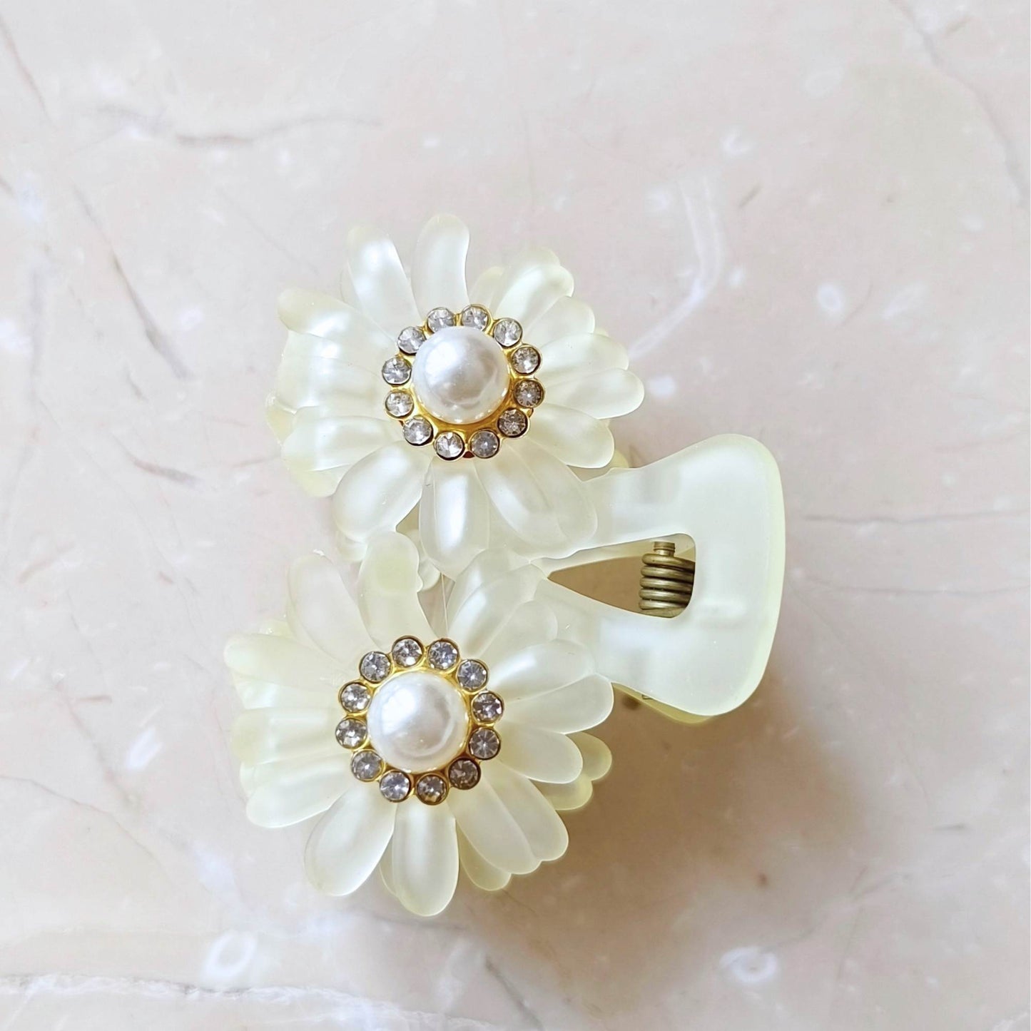 Blooming Combo of 4-Flower small Claw Clips
