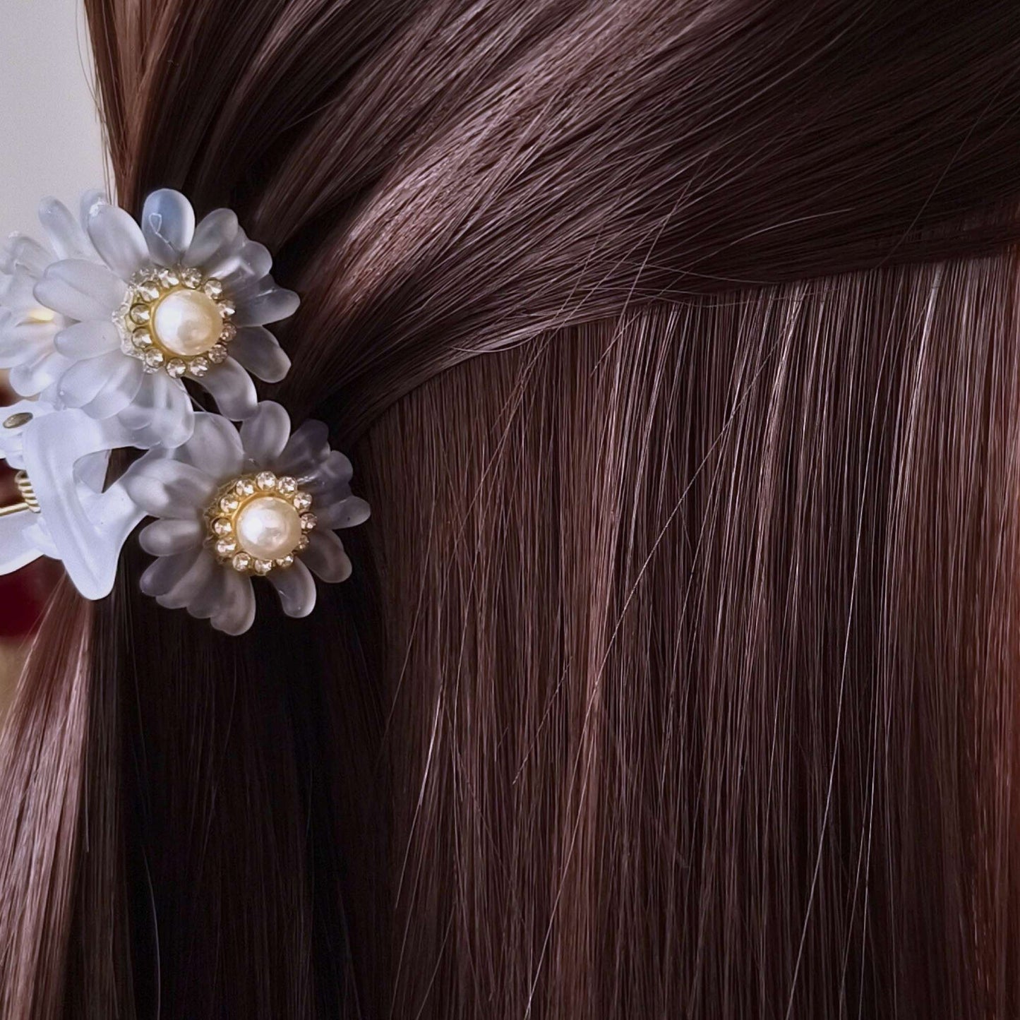 Blooming Combo of 4-Flower small Claw Clips