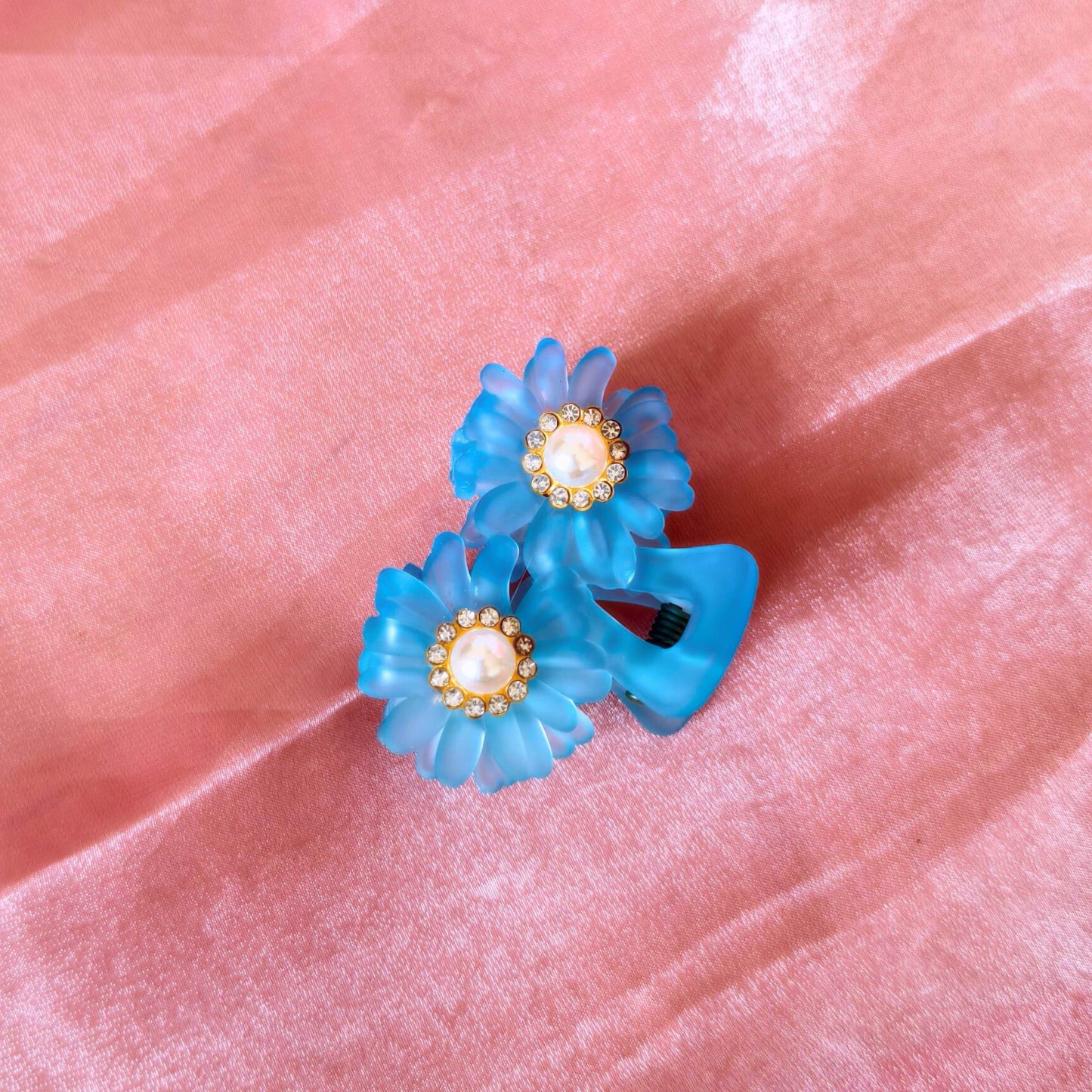 Blooming Combo of 4-Flower small Claw Clips