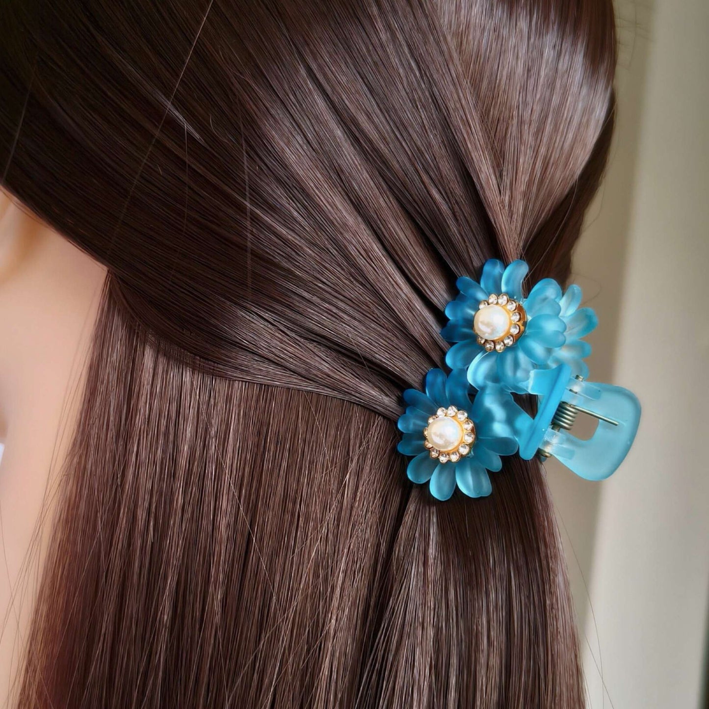 Blooming Combo of 4-Flower small Claw Clips