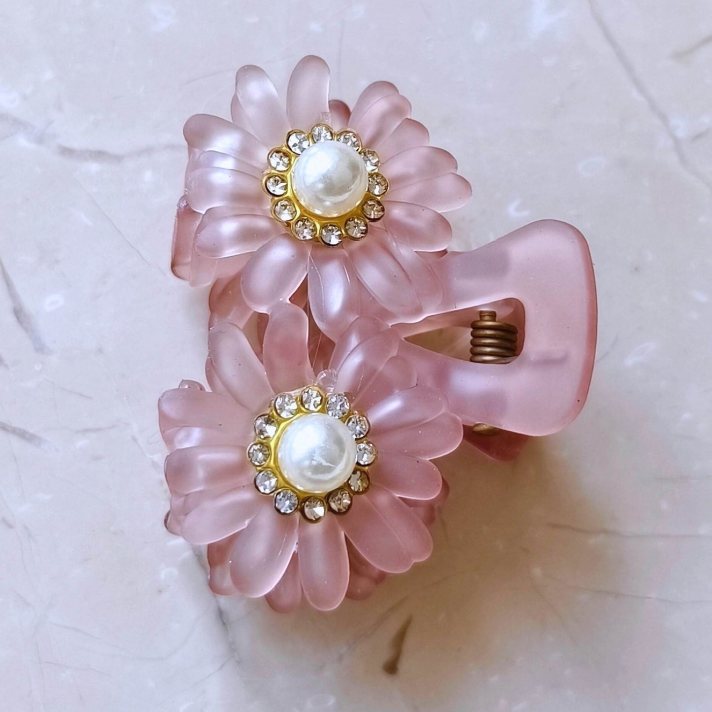 Blooming Combo of 4-Flower small Claw Clips