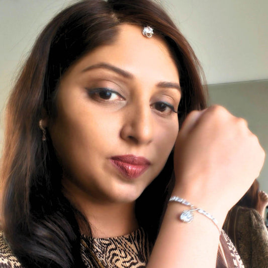 First Bloom Diamond Charming Bracelet – Silver