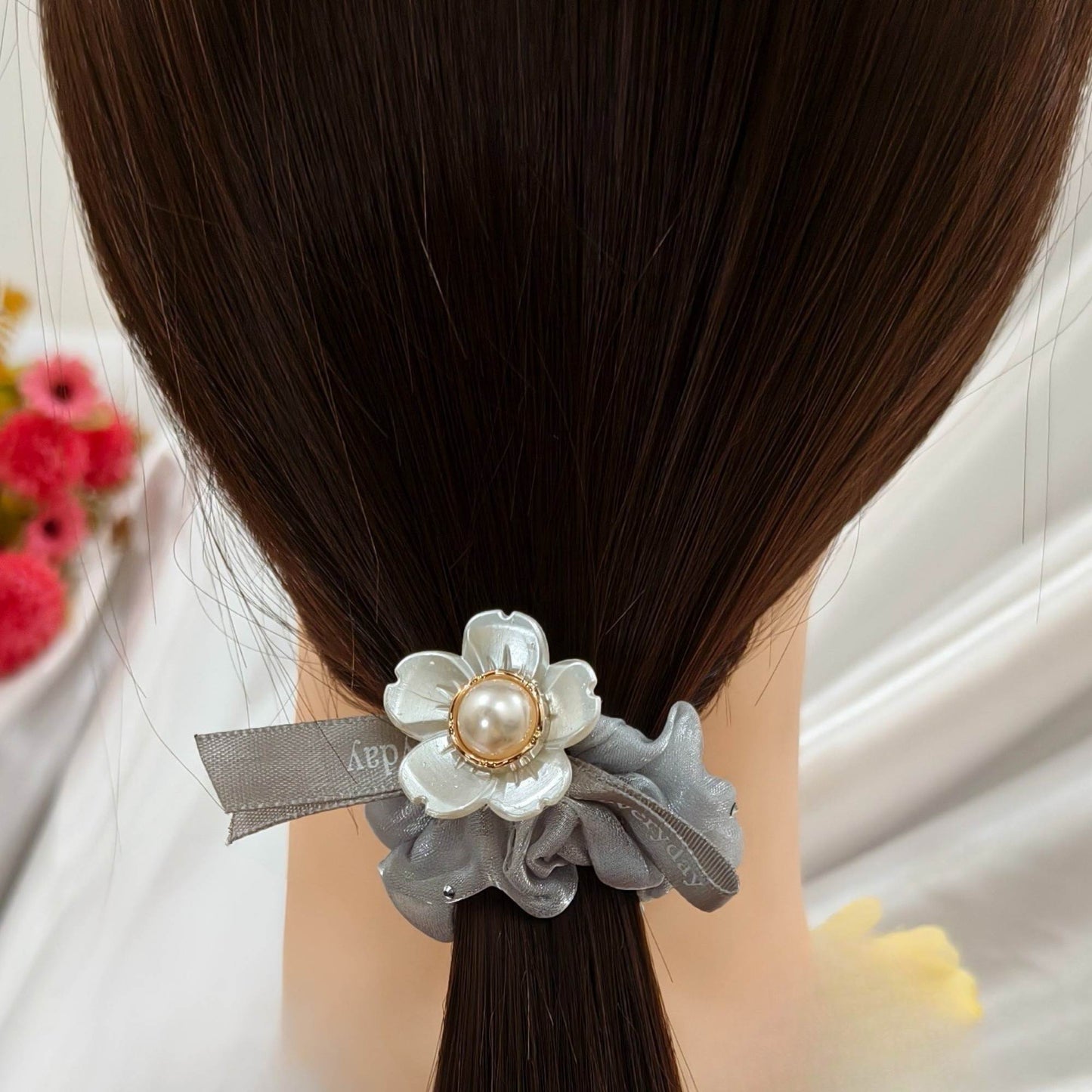 Blooming Organza Scrunchy Combo.