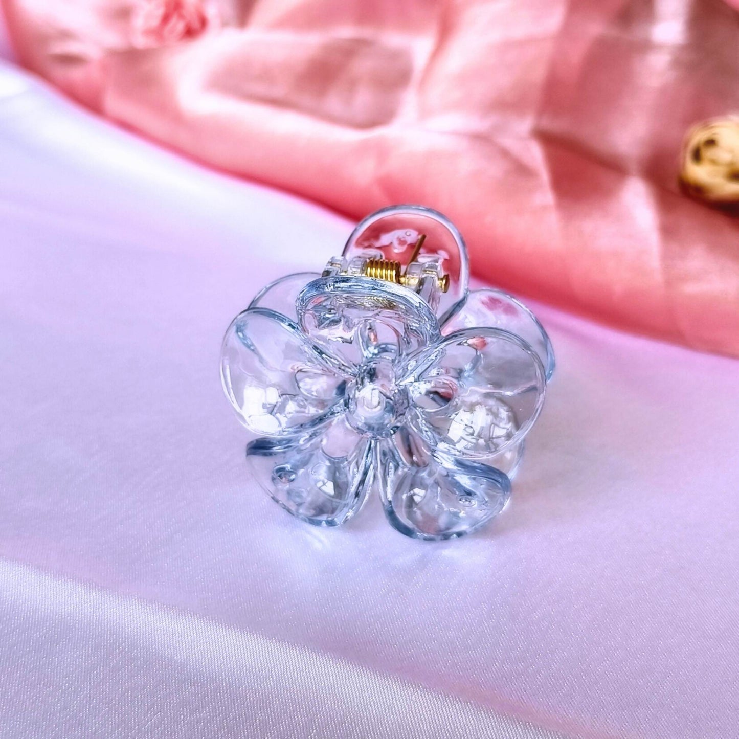 Blooming Combo of 3- Transparent Claw Clip
