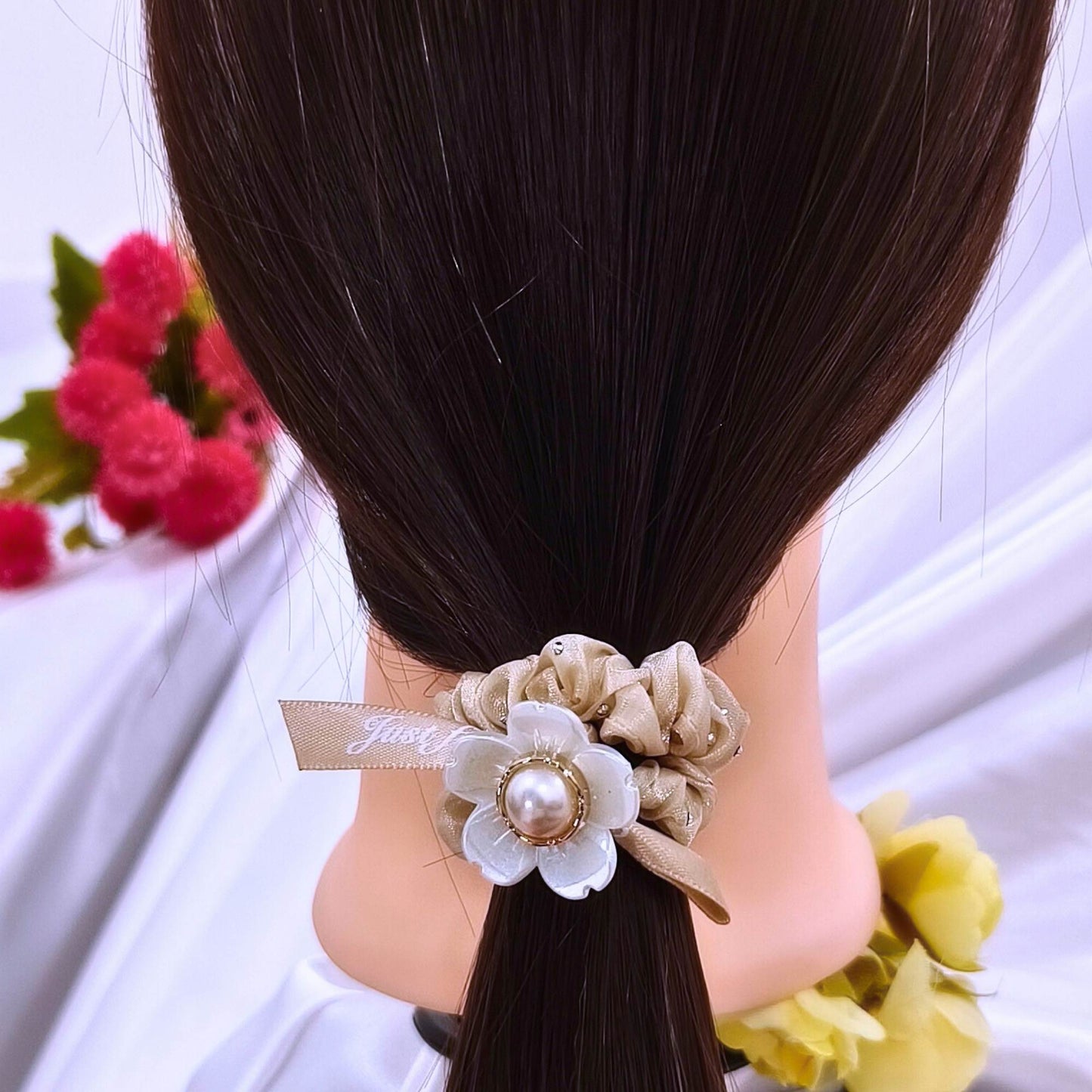 Blooming Organza Scrunchy Combo.