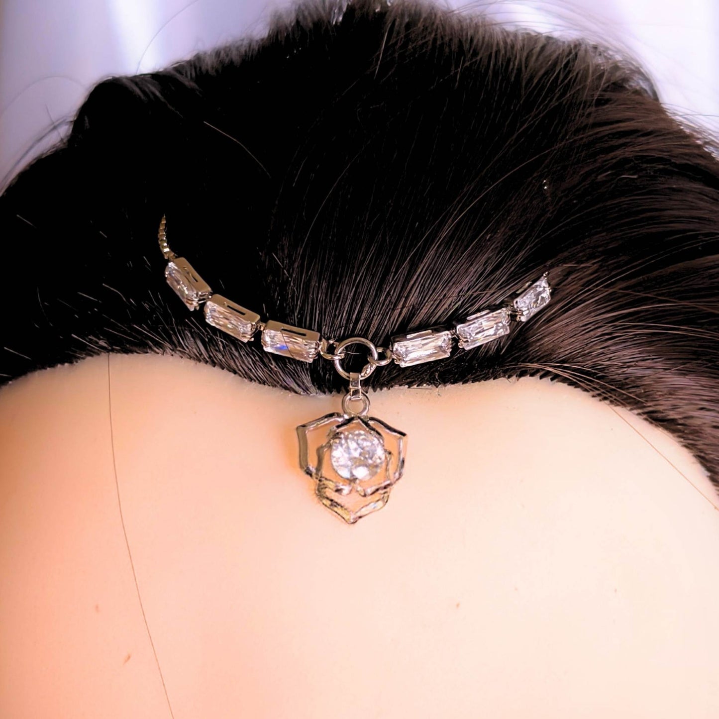 Blooming Petals Diamond Charming Bracelet – Silver