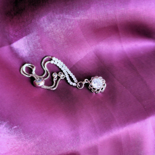 Blooming Shine Diamond Charming Bracelet – Silver