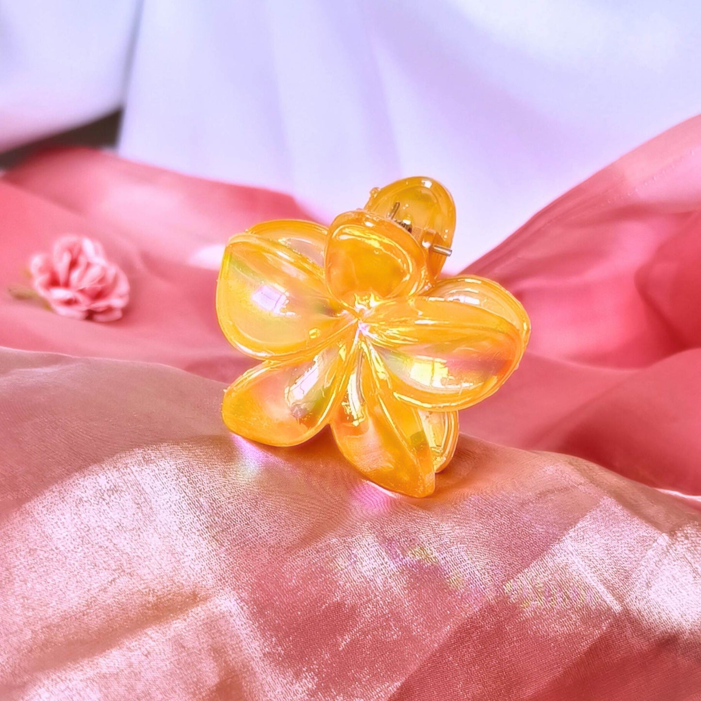 Blooming Combo of 3-Flower Claw Clips