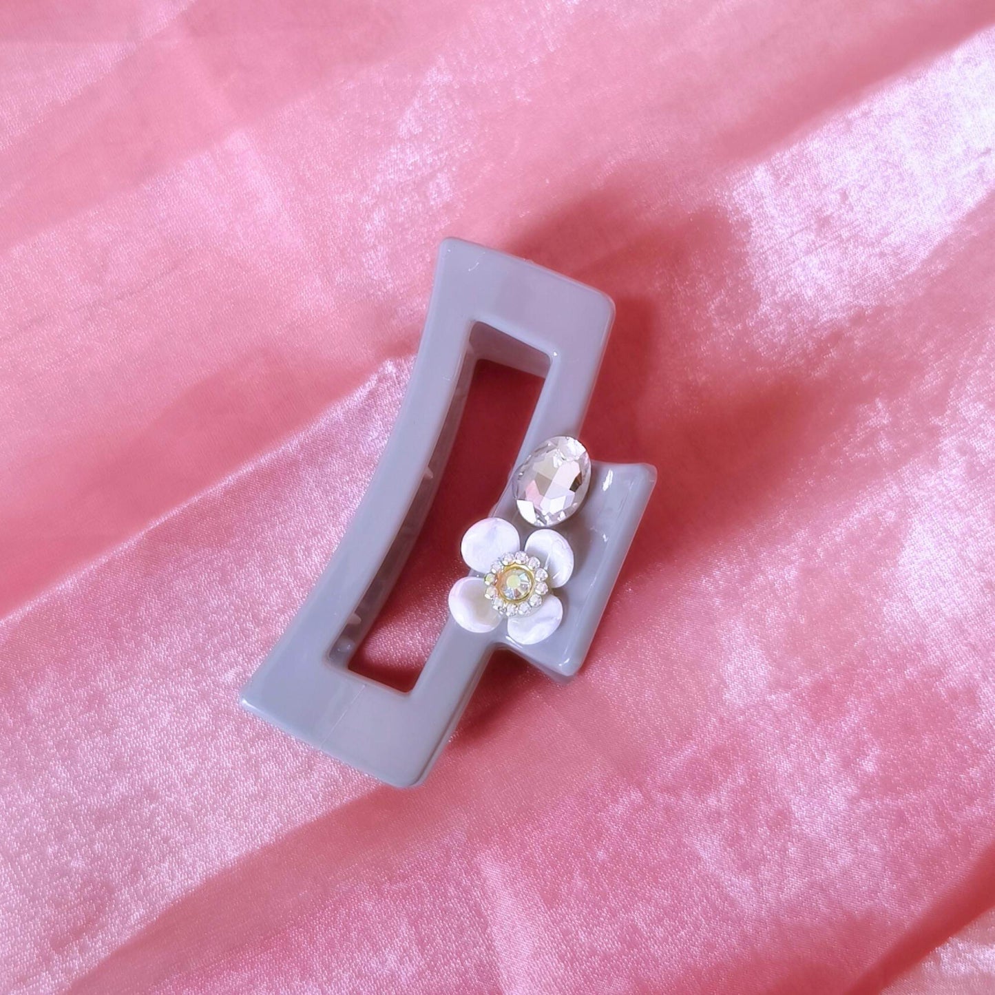 Combo of Blooming Transparent claw clip