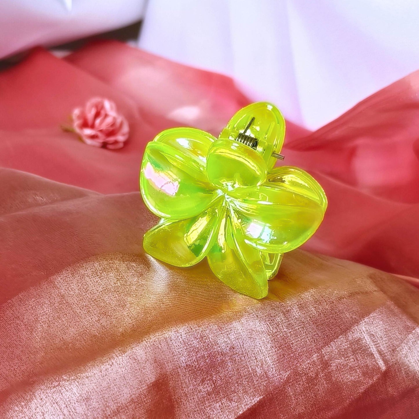 Blooming Combo of 3-Flower Claw Clips