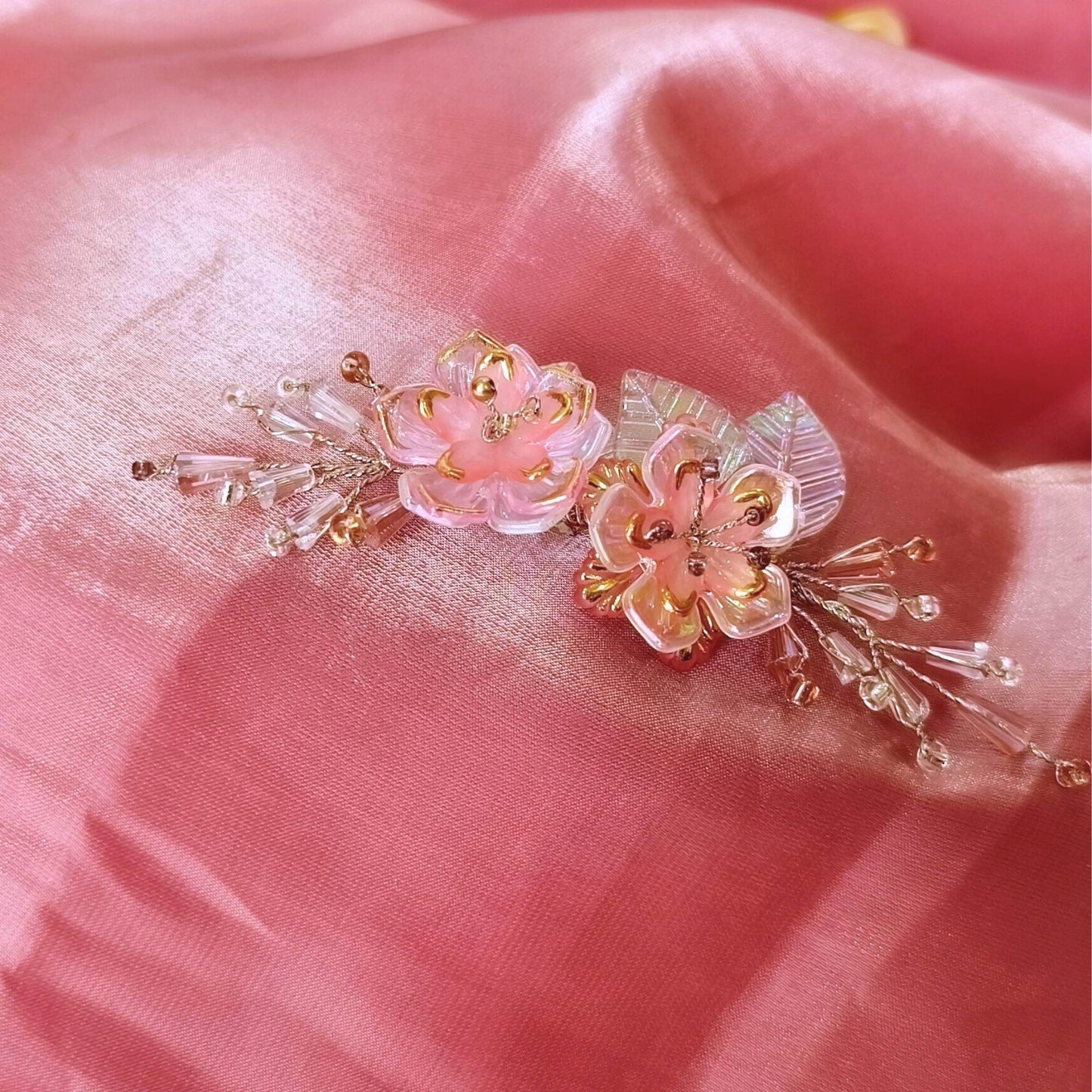 Blooming Hair Brooch- Peach -Limited Bloom