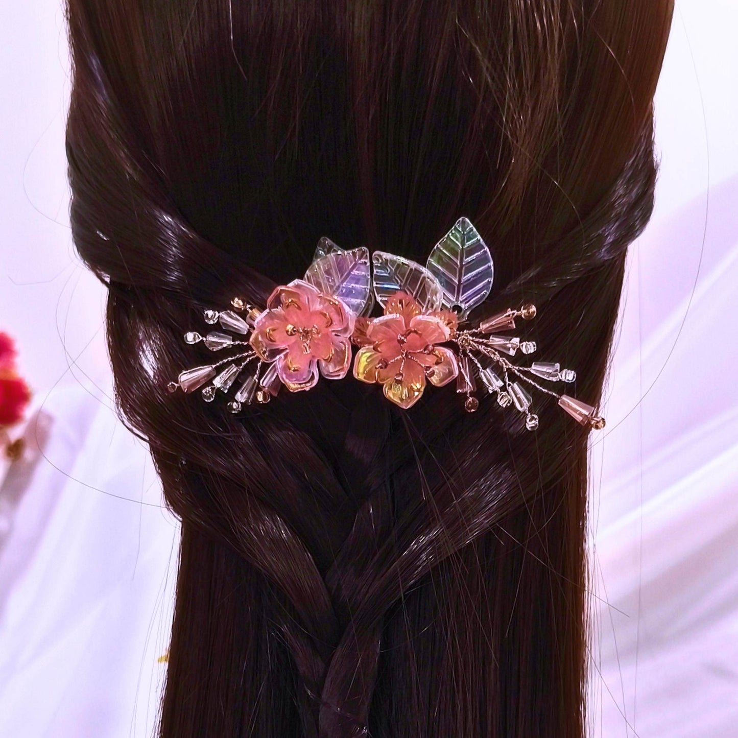 Blooming Hair Brooch- Peach -Limited Bloom