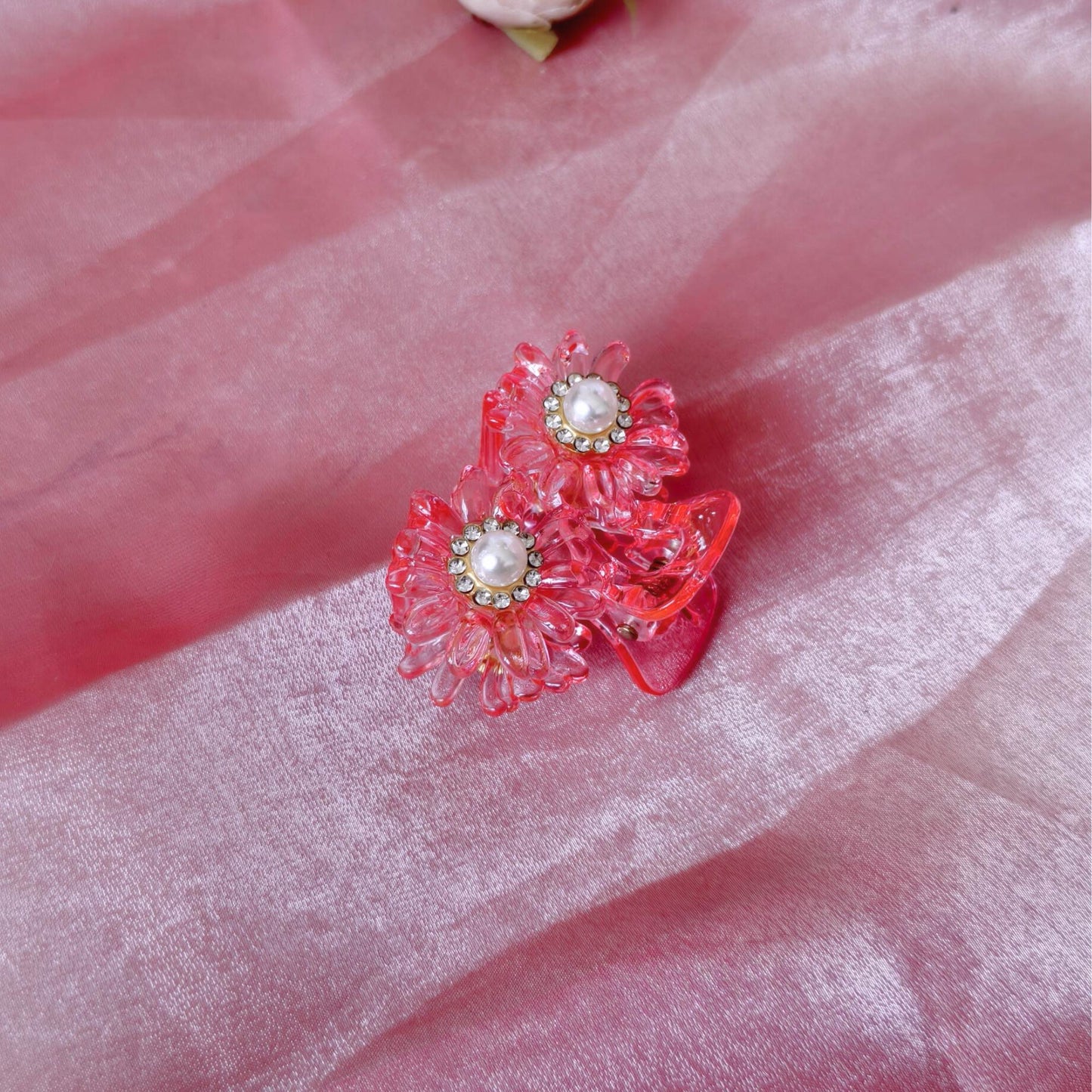 Blooming Combo of 4-Flower Claw Clips